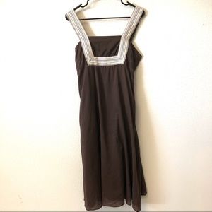 Tory Burch 100% cotton dress with woven detail